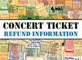 Concert Ticket Refund Information for Amoeba Hollywood
