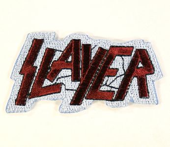 Slayer-Maroon Logo Die Cut (Patch)