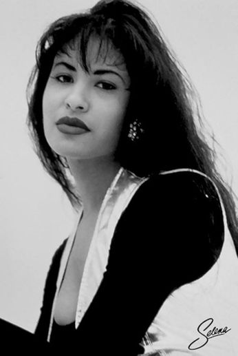 Selena-Black & White (Poster)