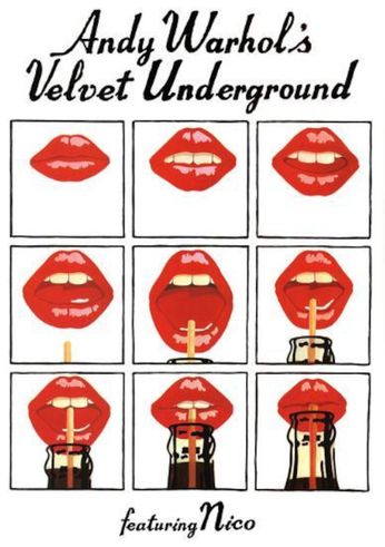 Velvet Underground & Nico-Andy Warhol Lips (Poster)