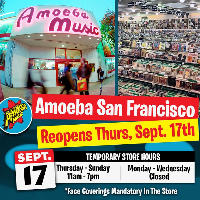Amoeba San Francisco Is Reopening on Thursday, September 17