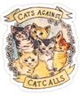 Cats Agaiinst Catcalls (Sticker) Merch