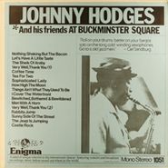 Johnny Hodges, Johnny Hodges and His Friends At Buckminster Square