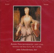 Adam Falckenhagen, Falckenhagen: Sonatas for Solo Lute (CD)