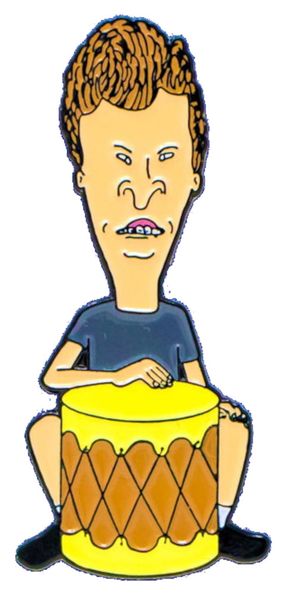 Beavis & Butthead-Butthead Bongo (Pin)