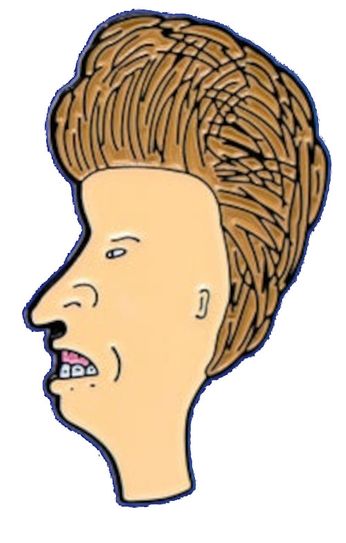Beavis & Butthead-Butthead head (Pin)
