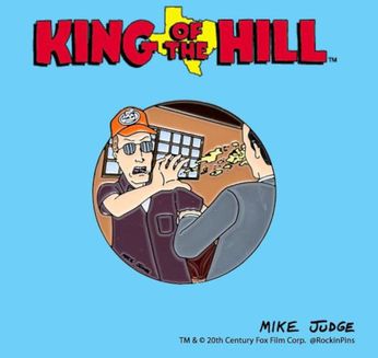 King of the Hill-Dale Pocket Sand (Pin)