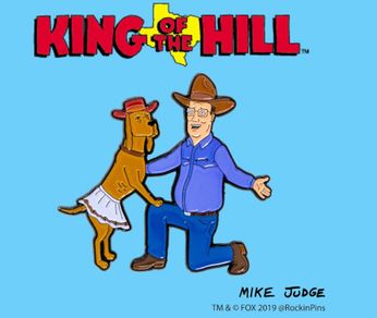 King of the Hill-Hank & Ladybird (Pin)