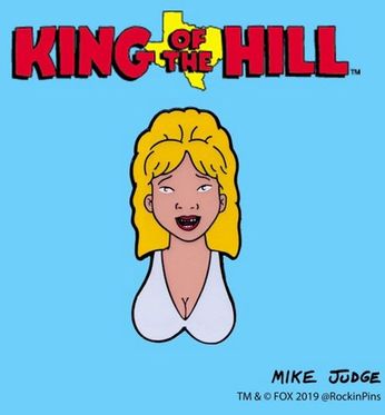 King of the Hill-Luanne: My Eyes are Up Here (Pin)