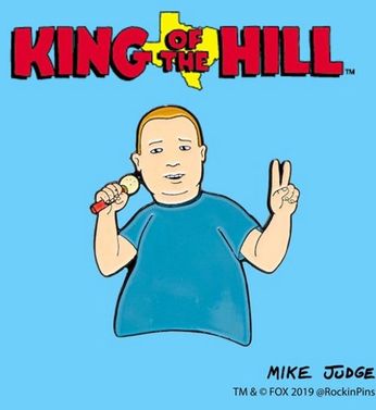 King of the Hill-Bobby Says Peace (Pin)