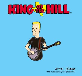 King of the Hill-Boomhauer With Banjo (Pin)