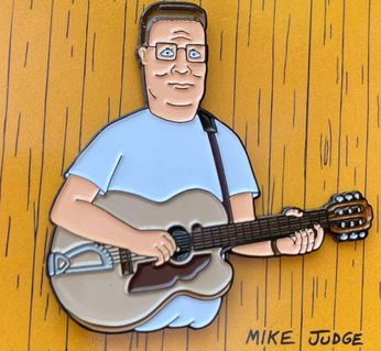 King of the Hill-Hank Hill With Guitar (Pin)