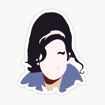 Amy Winehouse-Abstract (Sticker)