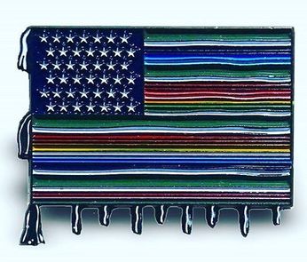 Serape Bandera (Pin)