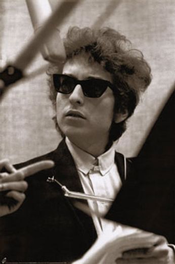 Bob Dylan - Sunglasses in Studio (Poster)