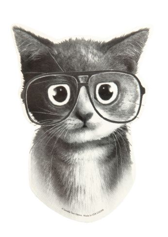 Four Eyed Feline (Sticker)