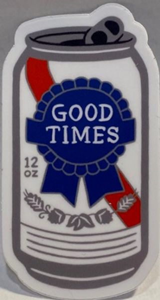 Good Times-Blue Ribbon (Sticker)