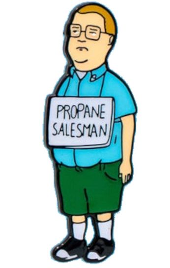 King of the Hill-Bobby Propane Salesman (Pin)