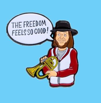 King of the Hill-Chuck Mangion Freedom Feels So Good (Pin)