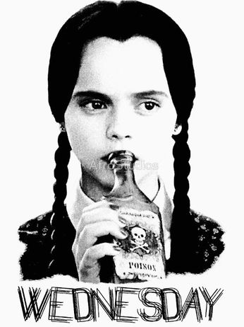 Addams Family-Wednesday (Sticker)